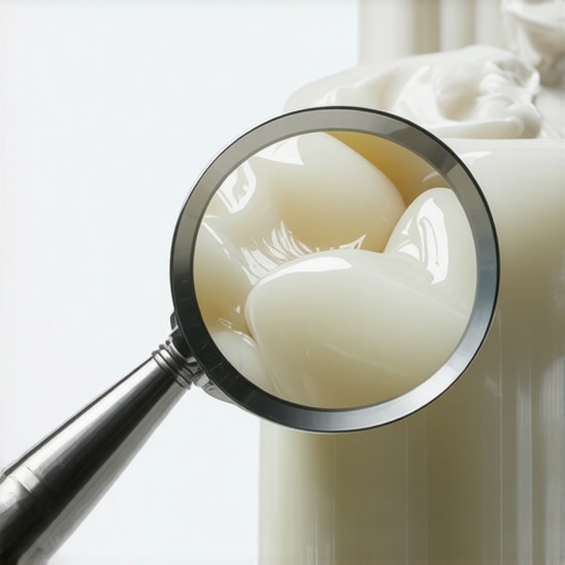Dentist placing a crown on a patient's tooth during a procedure