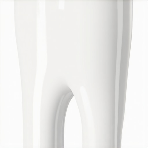 Proper Dental Crown Fit Close-up of a well-fitted dental crown on molar correcting cold sensitivity
