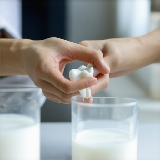 The first thing you should do if a permanent tooth is knocked out