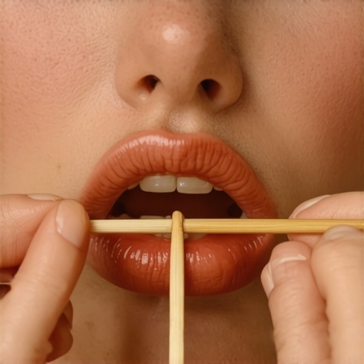 The risk of using a toothpick to remove stuck food