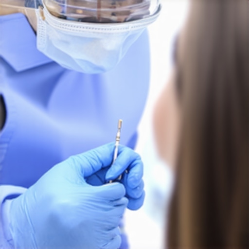 Dental Care for Bone Preservation Dentist advising patient on jawbone health and maintenance methods.