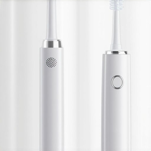 Essential Dental Tools for Long-Term Care Electric toothbrush and water flosser ready for use on bathroom counter.