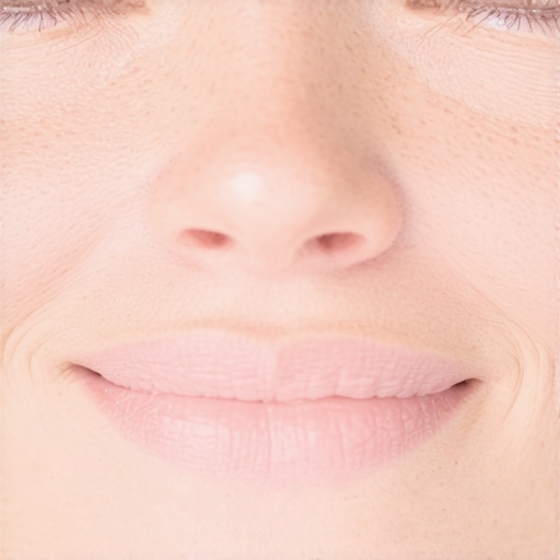 Dentist performing a gentle whitening treatment on patient with sensitive gums