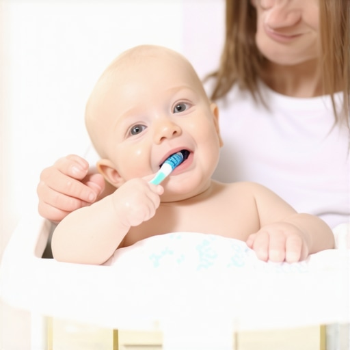How to brush a baby's teeth when they refuse to open their mouth