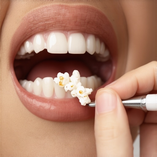 How to get a stubborn popcorn kernel out of your gums