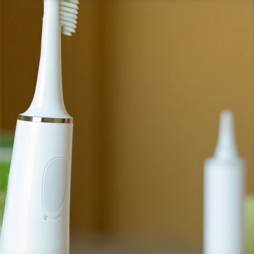 My Recommended Electric Toothbrush for Long-Term Dental Maintenance A modern electric toothbrush with pressure sensor and oscillating head demonstrating effective oral hygiene