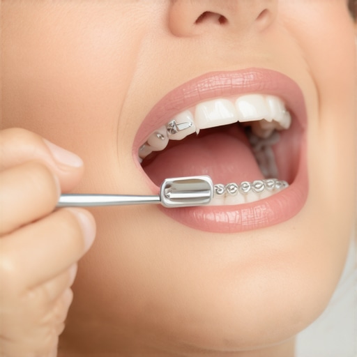 The best way to clean teeth with traditional metal braces