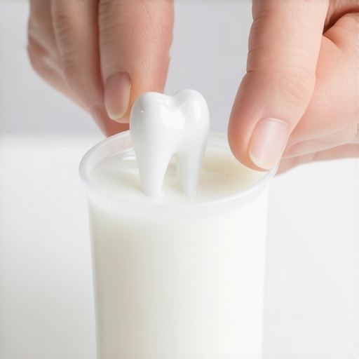 The best way to store a knocked-out tooth on the way to the dentist