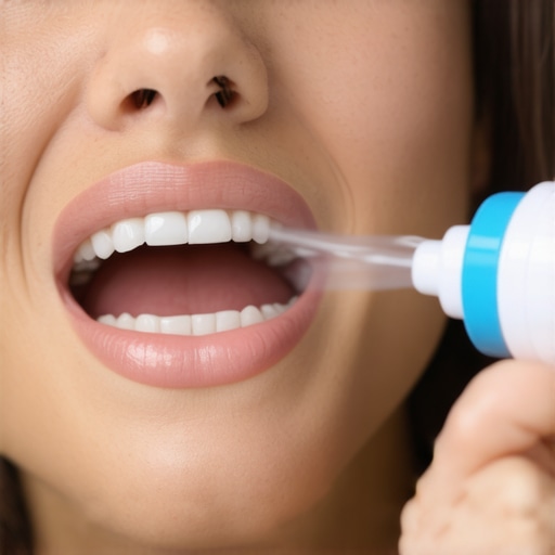 The proper way to use a water flosser for deep cleaning