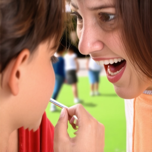 What to do if your child chips a front tooth on the playground