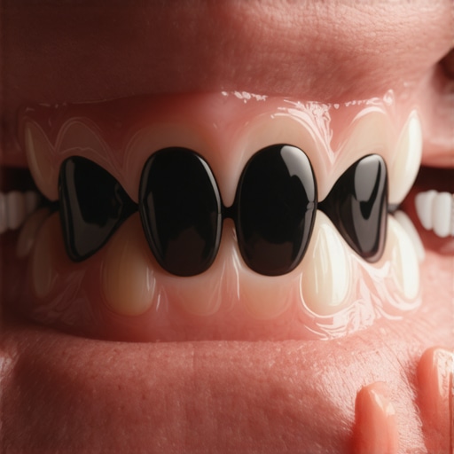 Why your gums turn black around an old metal crown