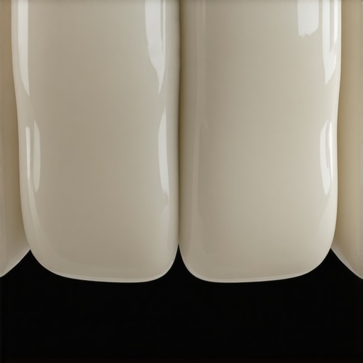 Detailed image of a well-sealed dental crown with healthy surrounding gum tissue