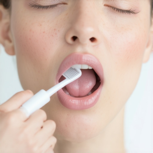 How to clean your tongue without triggering a strong gag reflex
