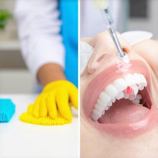The difference between a standard cleaning and a gum therapy session