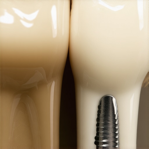 Why some crowns look like real teeth while others have a dark line