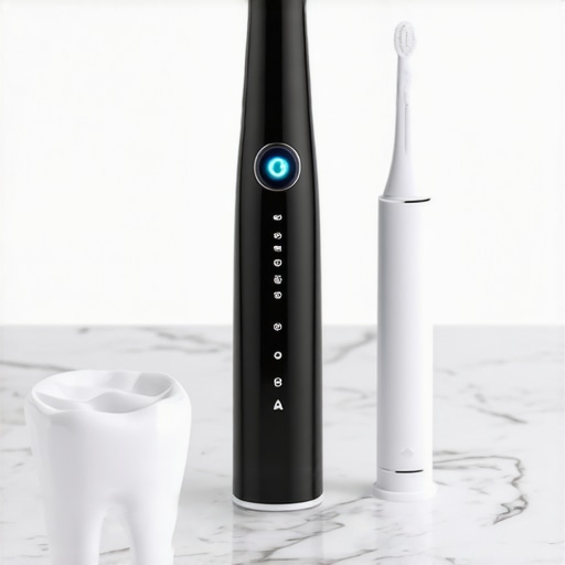 Electric toothbrush and water flosser for maintaining crowns and oral health
