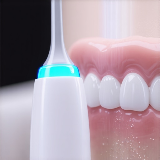 Electric toothbrush and water flosser used for maintaining dental crowns and restorations