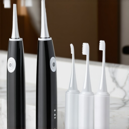 Professional water flosser and interdental brushes for crown maintenance