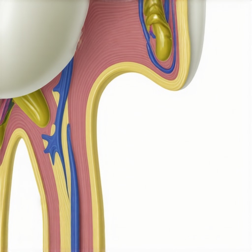 Diagram showing how sinus inflammation presses against molar roots