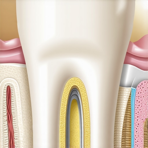Anatomy of a Dental Crown Margin Illustration showing how a dental crown fits onto a natural tooth and the vulnerability of the gum margin.