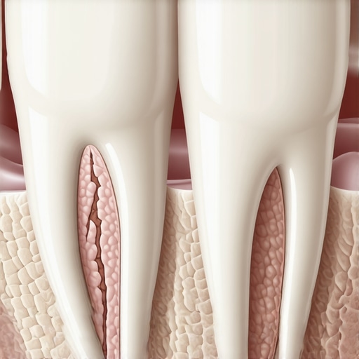 Anatomy of a Dental Crown Margin A cross-section diagram of a dental crown on a tooth, illustrating the margin area at the gumline where decay can occur.