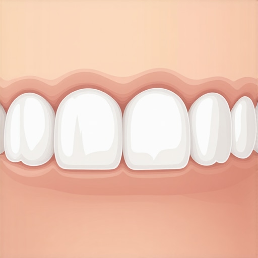 Diagram showing a permanent tooth growing behind a baby tooth in a child's mouth.