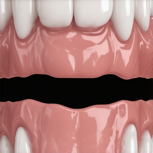 Close-up view of a cracked silver filling next to a healthy ceramic crown showing structural differences.