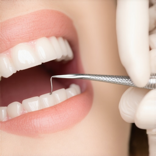 Professional deep cleaning procedure for loose teeth