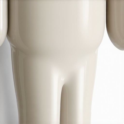 A detailed view of a dental crown meeting the gum line, illustrating the importance of the marginal seal.