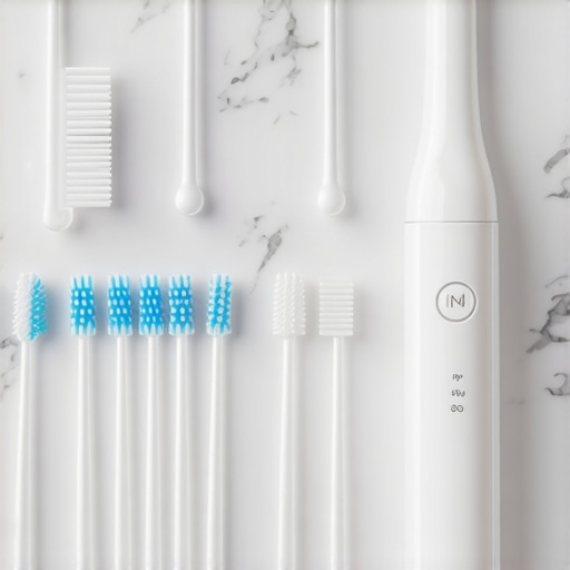 Essential Tools for Crown Maintenance Interdental brushes and electric toothbrush for oral health maintenance