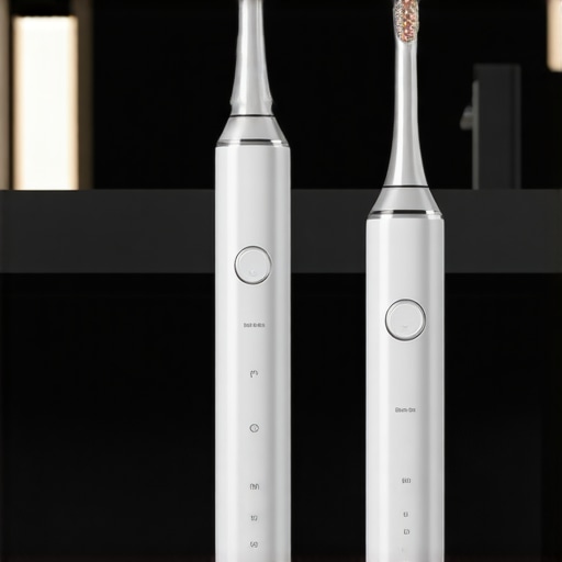 Electric toothbrush and water flosser for maintaining crowns and oral health