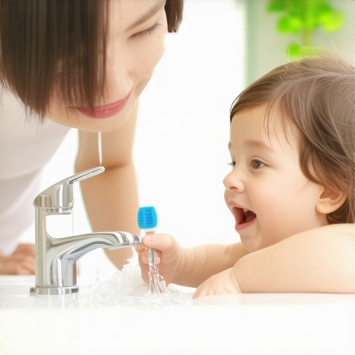 How to get a toddler to spit instead of swallowing their toothpaste