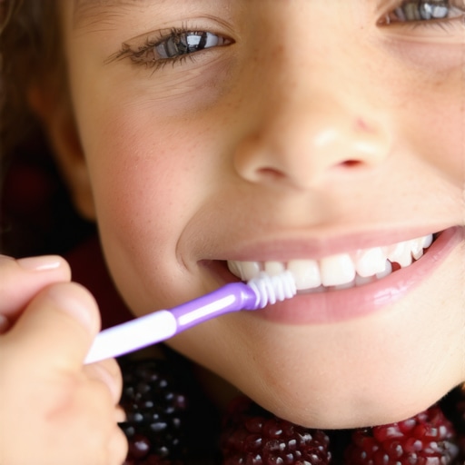 How to get berry stains off your child’s teeth