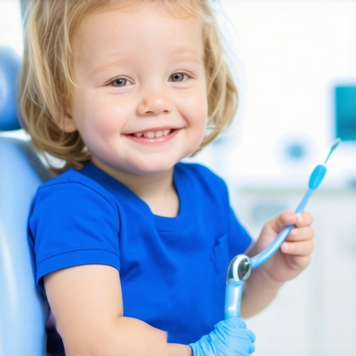 How to get your toddler to sit still during a dental exam