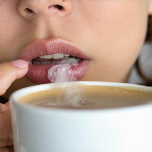 How to treat a burn on the roof of your mouth