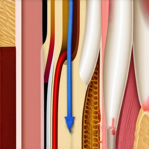 Anatomical diagram of sinus pressure affecting tooth roots