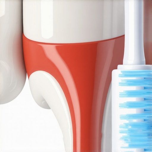 Close up of a dental crown showing the margin near the gums