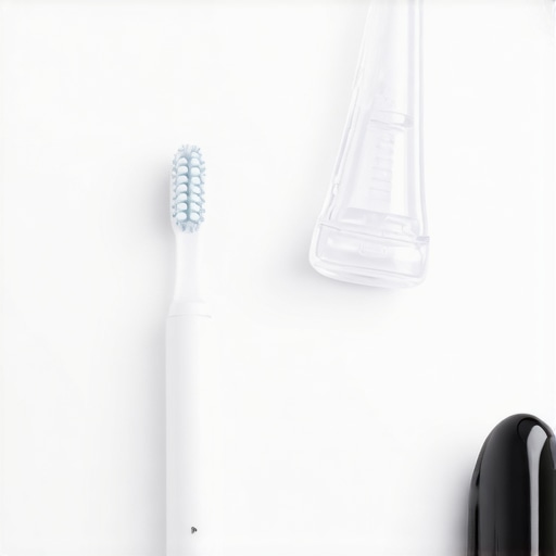 Sonic toothbrush and custom night guard for long-term dental crown protection
