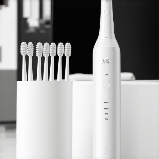 Modern Oral Health Tools High-tech toothbrush and interdental brushes for crown maintenance