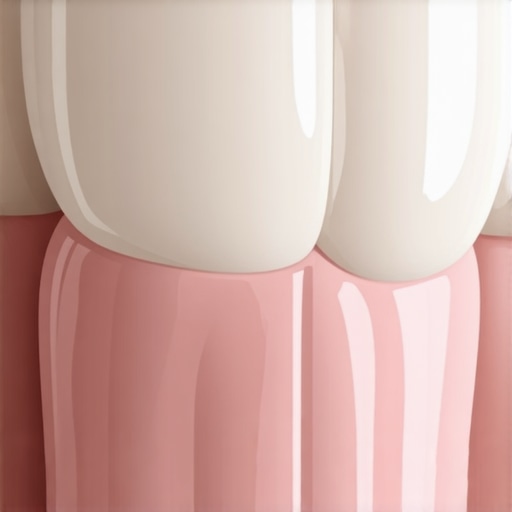 Close-up view of a dental crown showing the importance of a clean margin for oral health.