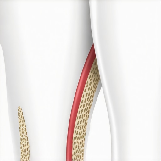 The Vulnerable Margin of a Dental Crown Close-up illustration of a dental crown margin and gum line interaction.